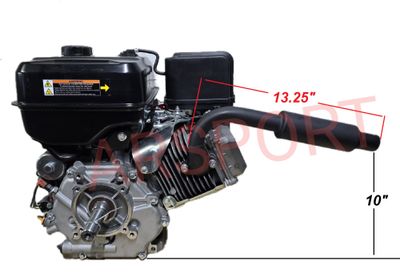 Low profile Exhaust Muffler pipe Compatible with Predator Max 459cc