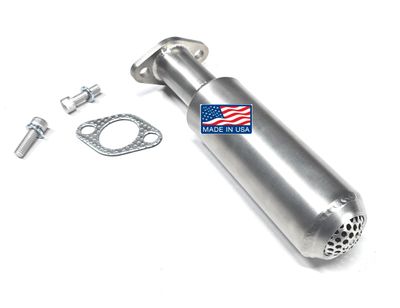 Straight to the engine head Stainless steel 304 Muffler Spark arrestor inside, for Predator 301, 420, Predator 670, Honda GX240, GX270, GX390