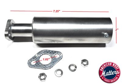 Exhaust Muffler for pressure washer, Predator 3HP 79cc from Harbor Freight Tool.