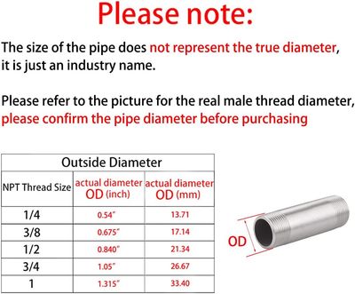 ARSPORT 1" NPT Female thread Muffler 304 Stainless Steel for Predator 301, 420, 459, GX240, GX270, GX390 Compatible with Exhaust Flex tubig, Generators, Engines between 9-20HP