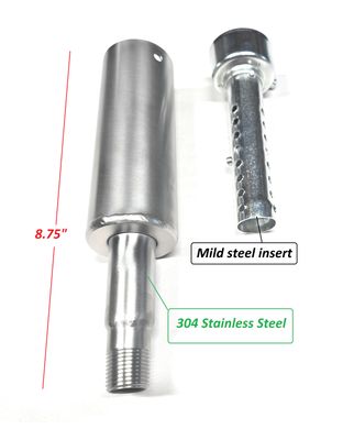 Stainless Steel 304 Muffler with 1/2 male thread (check photos)