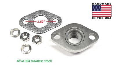 Female 1/2 NPT Stainless 304 Exhaust adapter for some 3hp Engines