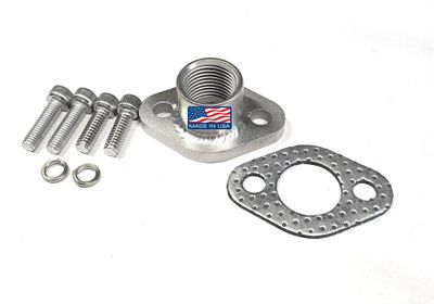 Female 1/2 NPT Stainless Exhaust adapter for some Small Briggs &amp; Tecumseh motor