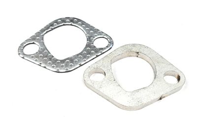 Stainless Steel D Exhaust Flange for: Predator 212cc hemi or Non hemi, Predator 224, GX160, GX200, 198cc Engine Clones.