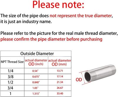 Stainless steel elbow upwards 1" NPT thread for exhaust port : Predator 301, 420. Honda GX 240, 270, 390.
