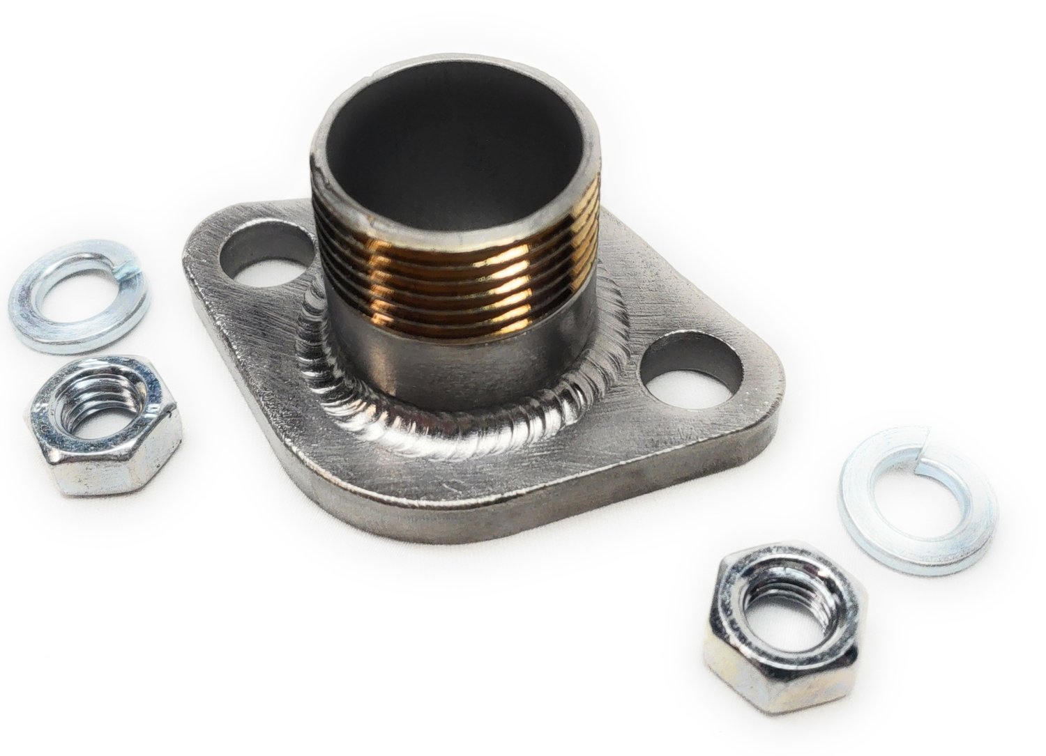 Honda GX 160 &amp; 200, Duromax 7HP 3/4&quot; SS Male Thread Pipe with Exhaust Flange.