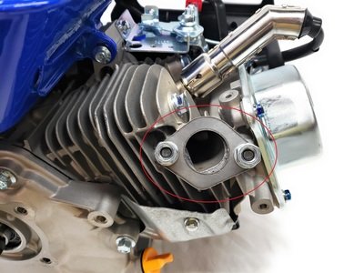 Exhaust Flange for: DuroMax XP7HPE 7 HP Engine, GoKart &amp; mini bikes...