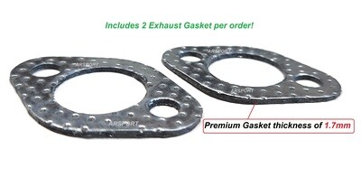 X2 Exhaust Gasket Replacement for Tecumseh 5.0-6.5 OHV Engine and aftermarket Exhaust Pipes, Gasket 35865