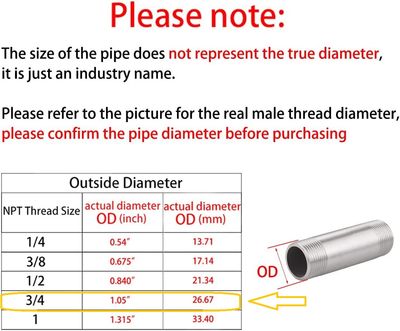 Short Muffler 304 Stainless Steel, 3/4 NPT thread, Spark arrestor. Predator 212, 224cc, Honda GX160, GX200, Generator, minibike, Gokarts, Mud motors, Surface motors.