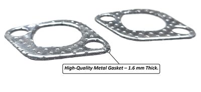 High-Quality 1.6mm Metal Exhaust Gaskets (Set of 2) – Perfect Fit for Predator 212/224, GX160, GX200 &amp; Compatible Honda Clone Engines 🔩🔥