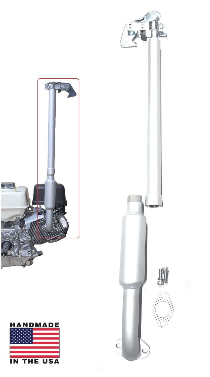 🔥 30" Exhaust Muffler – Predator 301/420 &amp; Honda GX 240/270/390 ✅