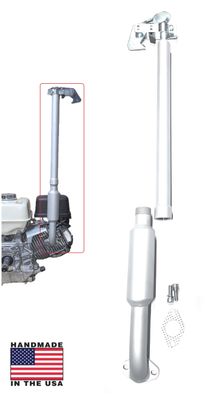 🔥 30" Exhaust Muffler – Predator 301/420 &amp; Honda GX 240/270/390 ✅