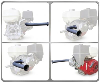 🇺🇸 USA Made Exhaust Replacement Pipe for Predator 301cc 8HP &amp; 420cc 13HP GX240 GX270 GX390 Briggs 1450 Lifan 420 TIG Welded Heavy Duty