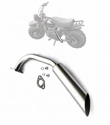 Exhaust Header for: Mega Moto 212cc, Coleman RB200, Coleman RT200, Coleman B200C, Coleman B200R Gas Powered Mini Bike.