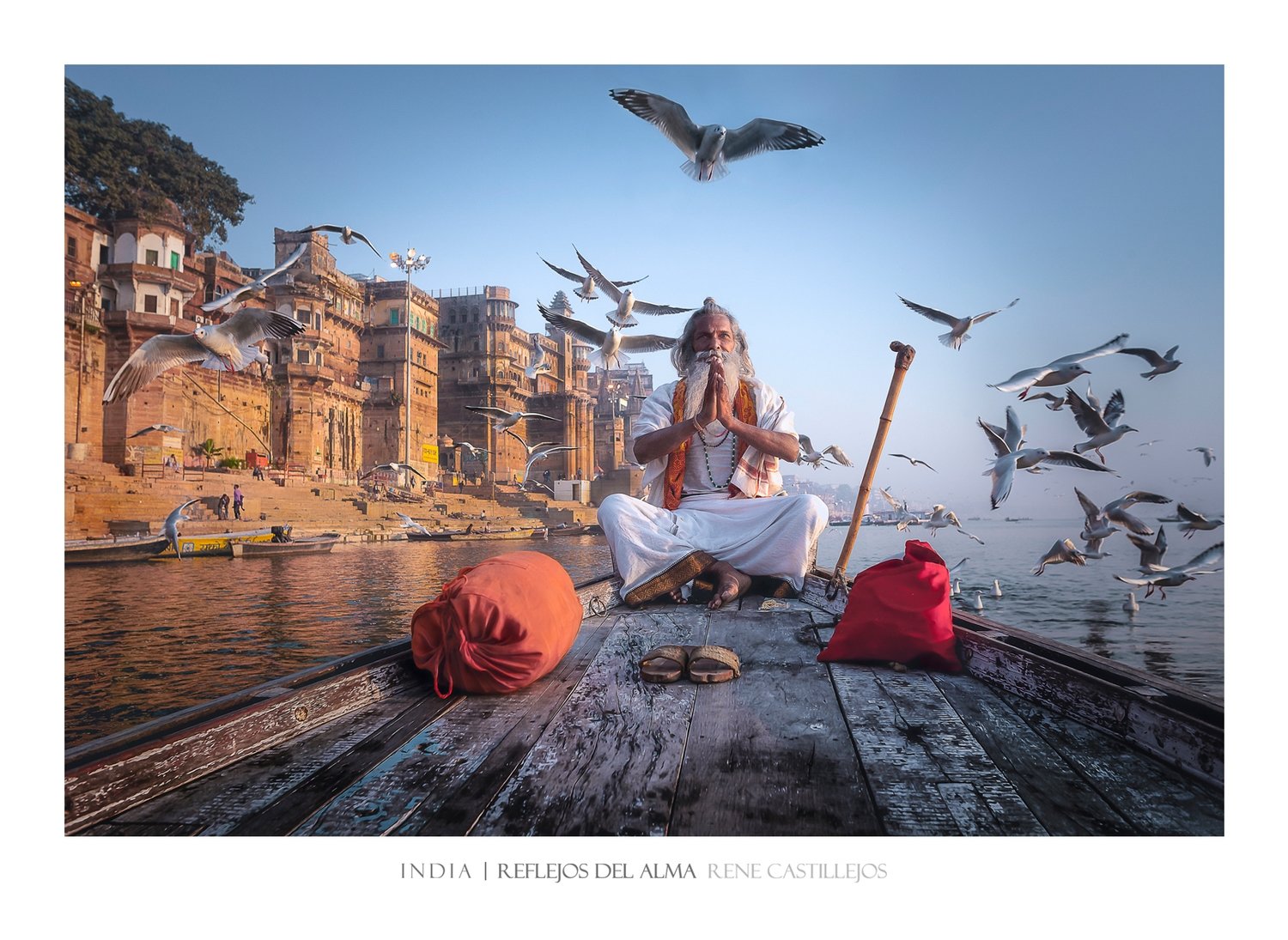 SADHU VAJIB NUND IN A RIBER GANGA SADHU VAJIB NUND IN A RIBER GANGA