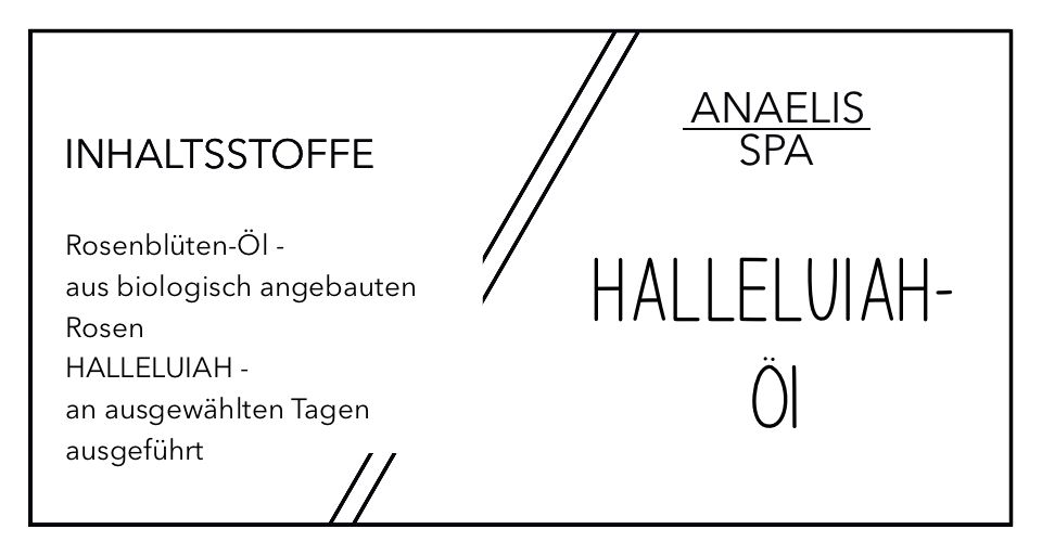 Halleluuiah- Rosenduft-Öl