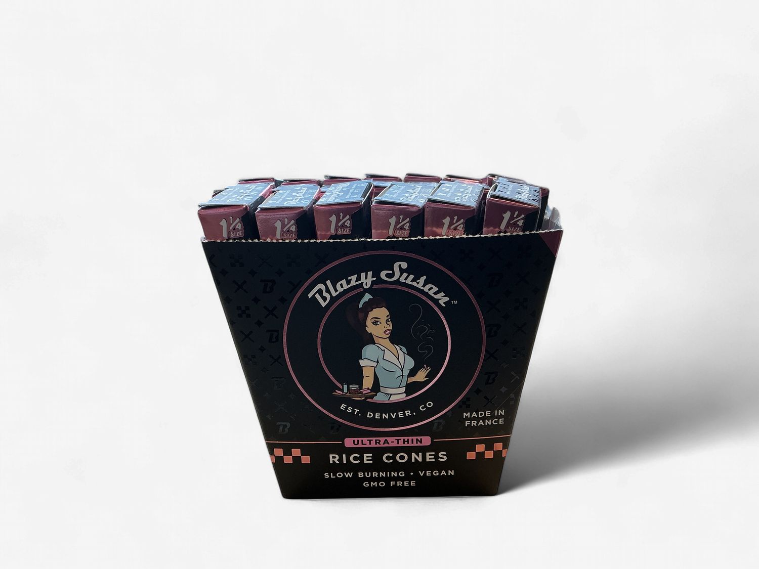 Blazy Susan 1 1/4 6pk Ultra Thin Cones Blazy Susan 1 1/4 6pk Ultra Thin Cones