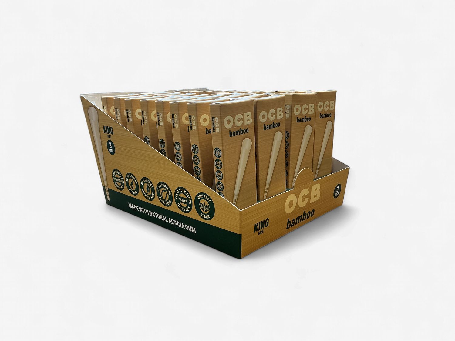 OCB Bamboo 3pk King OCB Bamboo 3pk King