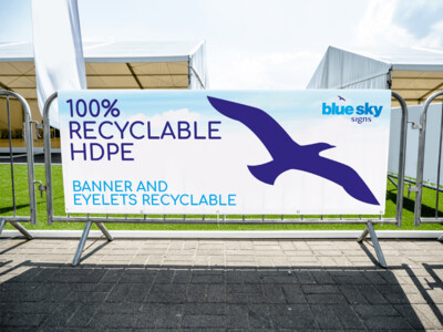 Eco Banner 100% Recyclable & PVC-FREE (Outdoor banner)