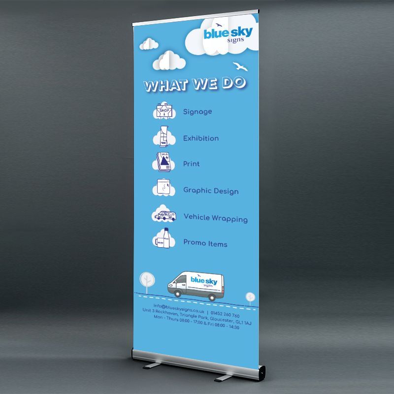 ECO Roller Banner PVC-FREE 100% recyclable
