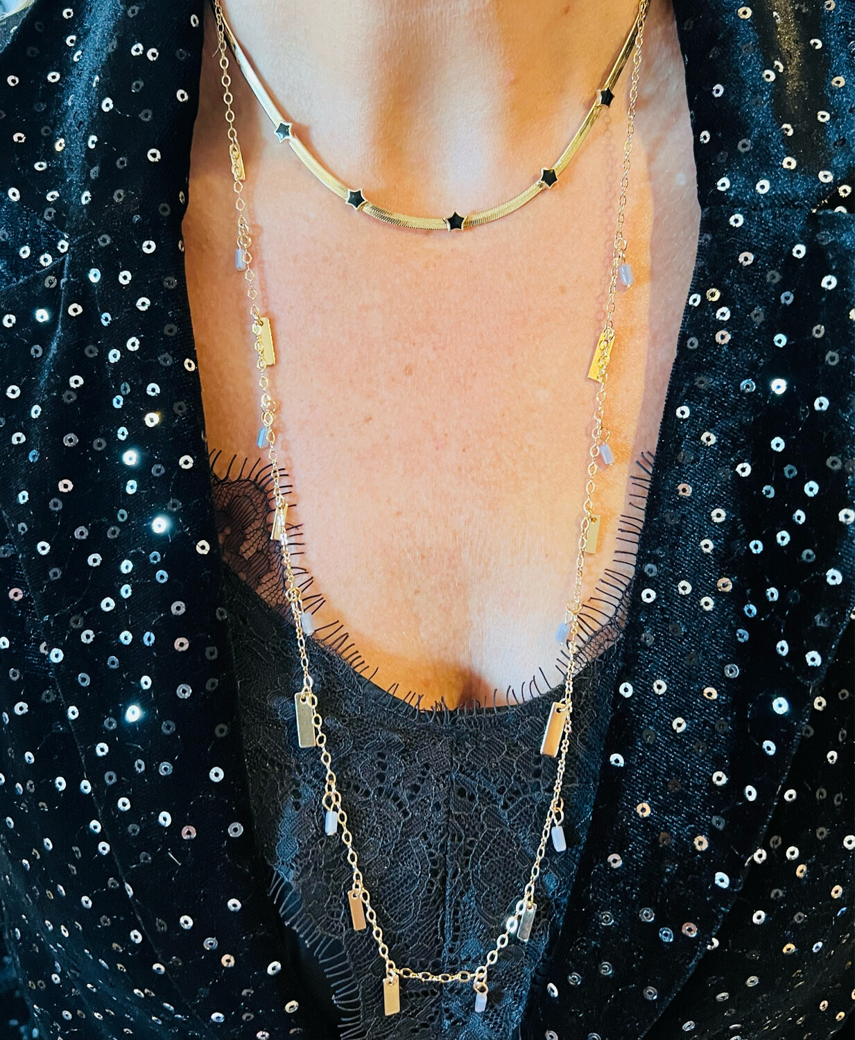 Erin Long Beaded Necklace