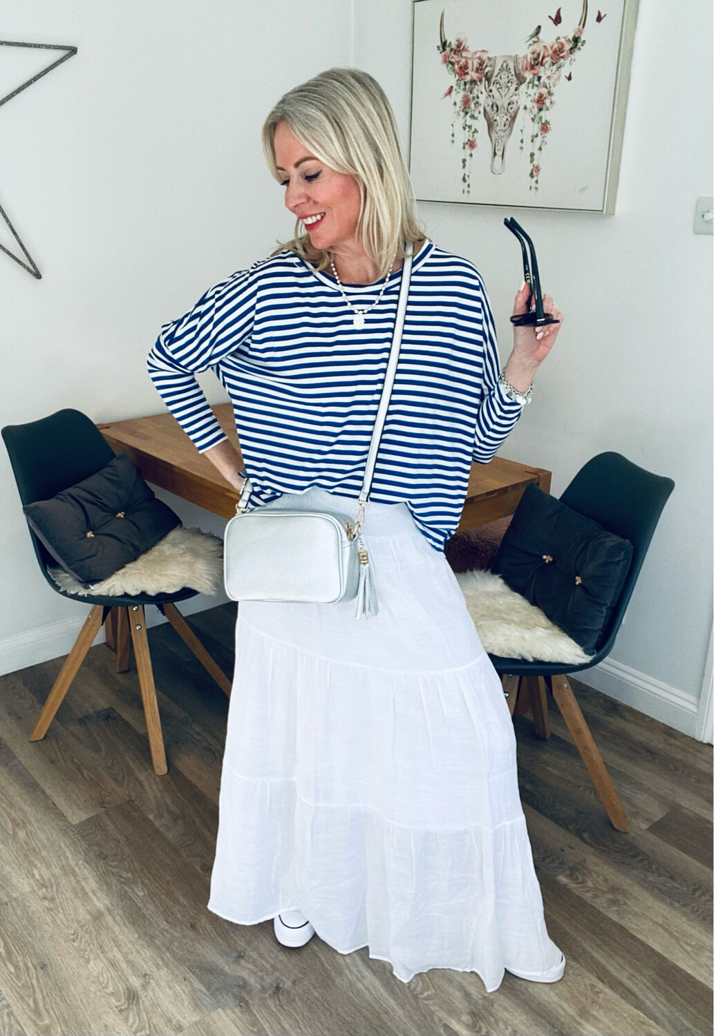 Lorna Maxi Skirt White