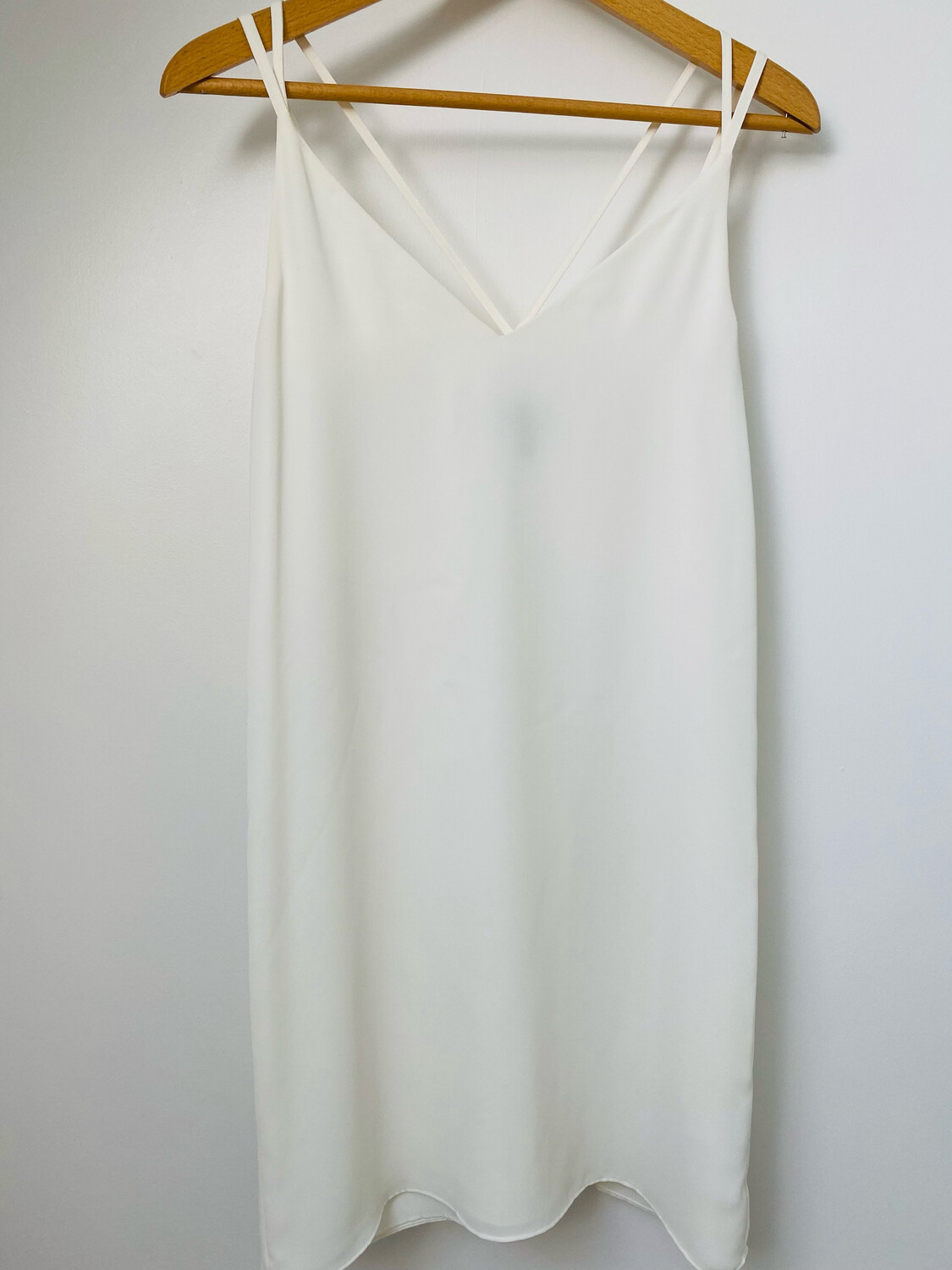 Topshop Short Slip Dress Size 8 White