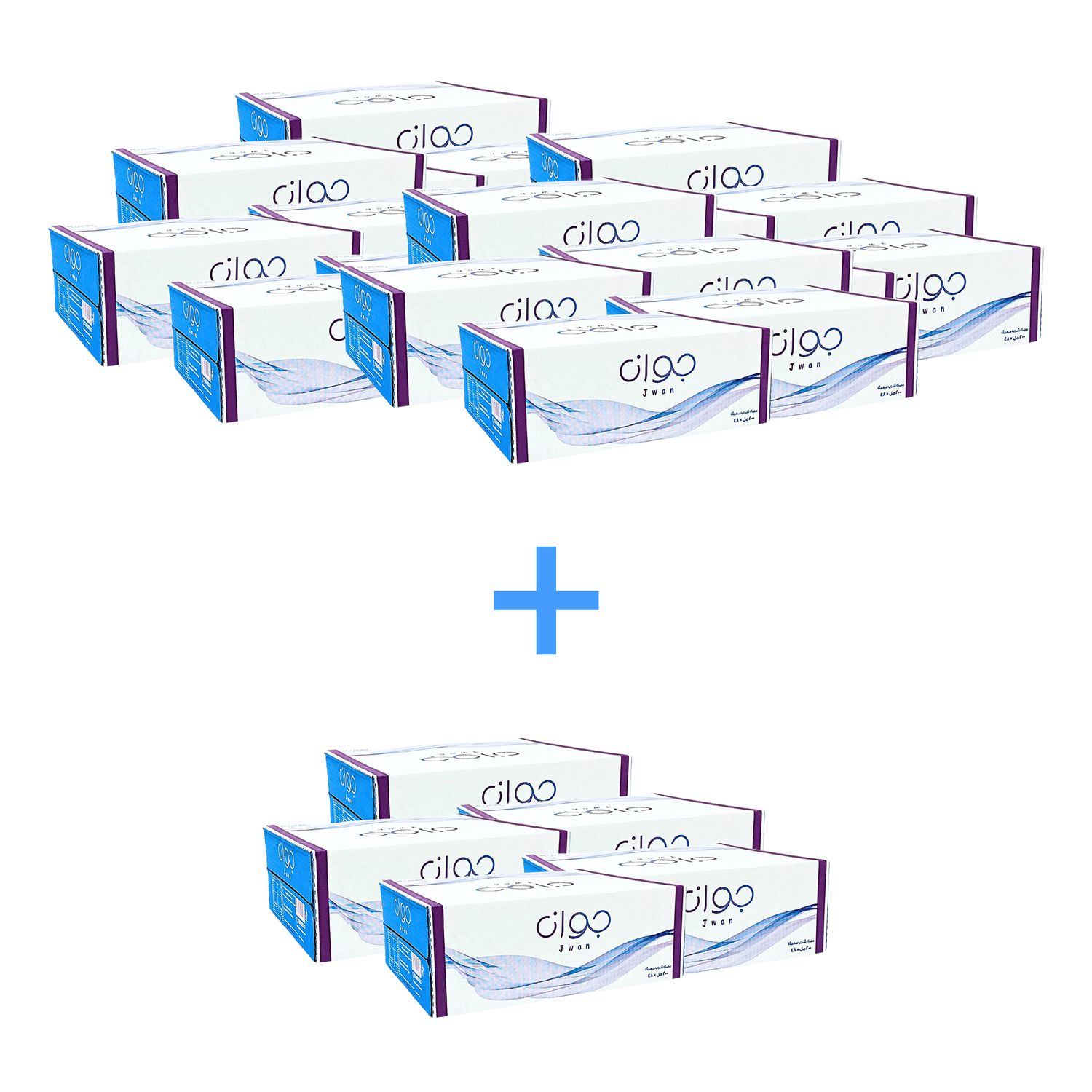 20 كرتون + 5 مجانًا — 48 عبوة مياه جوان (200 مل)