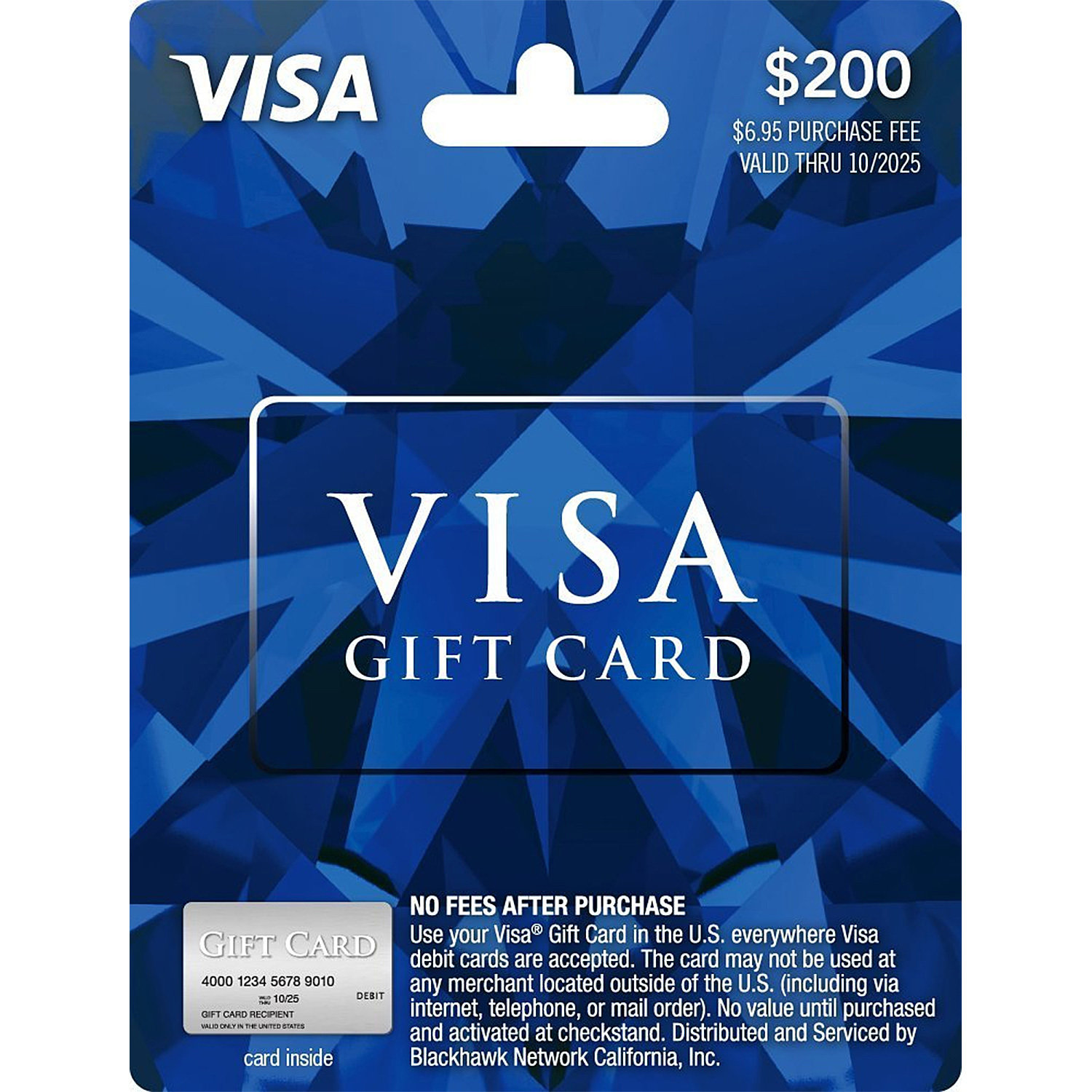$200 Visa Gift Card