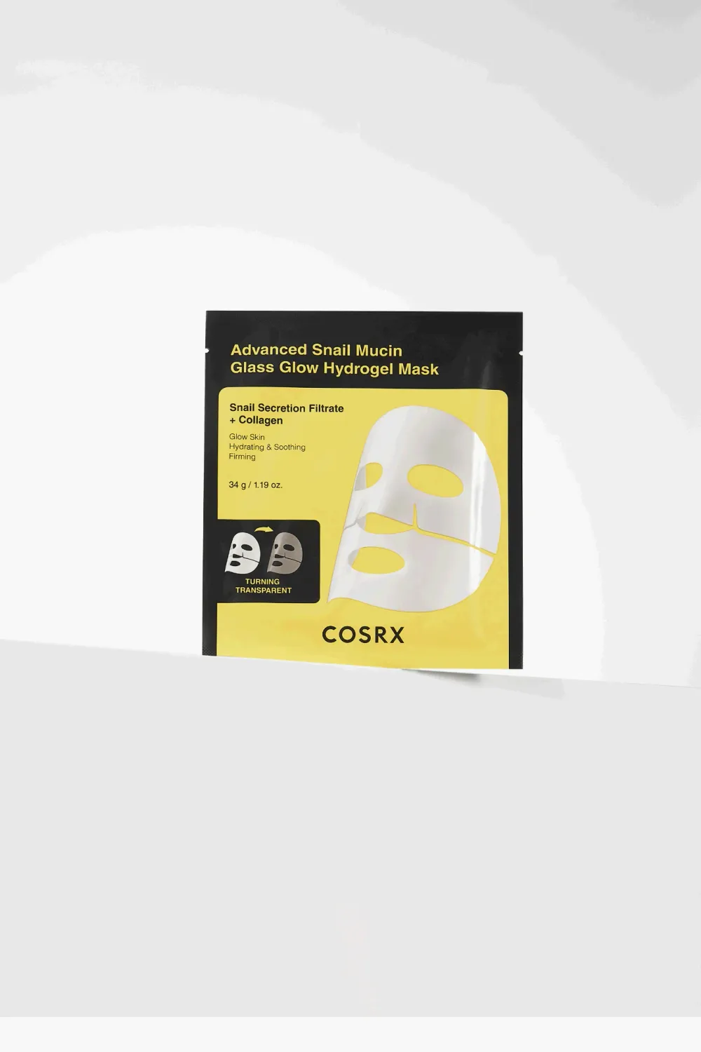 COSRX ADVANCED SNAIL MUCIN GLASS GLOW HYDROGEL MASK