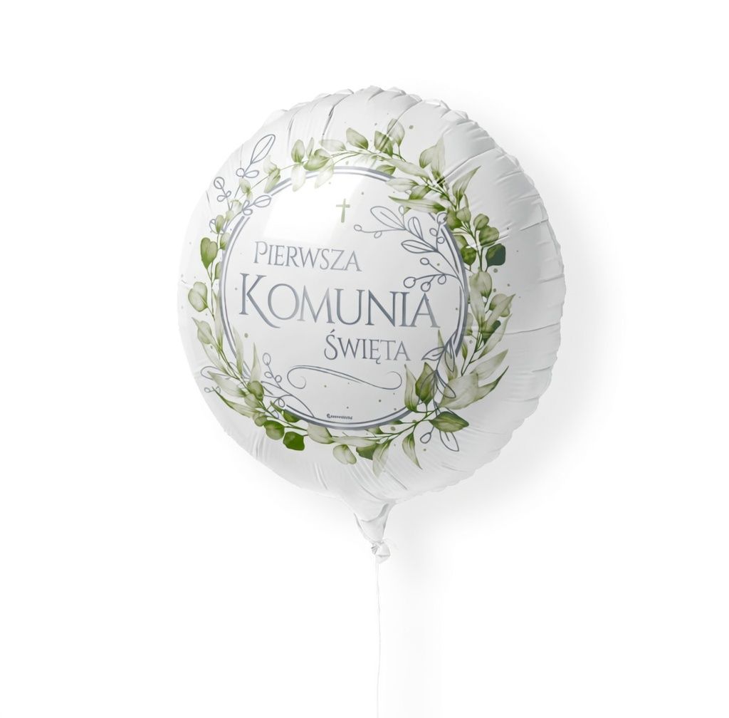 Balon Foliowy 45 cm – Pierwsza Komunia Święta