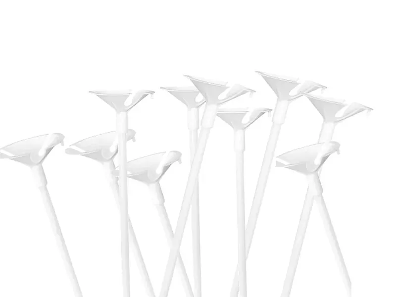 Patyczki do balonów z koszyczkiem 10 Szt