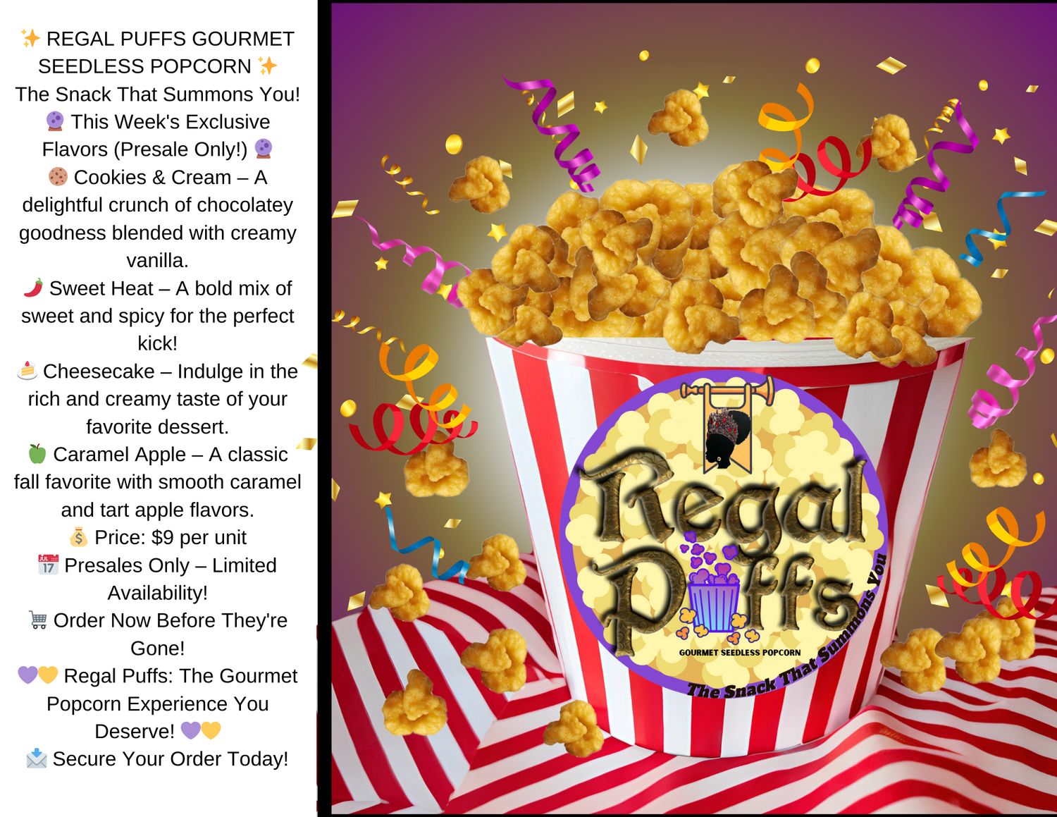 Regal Puffs Popcorn