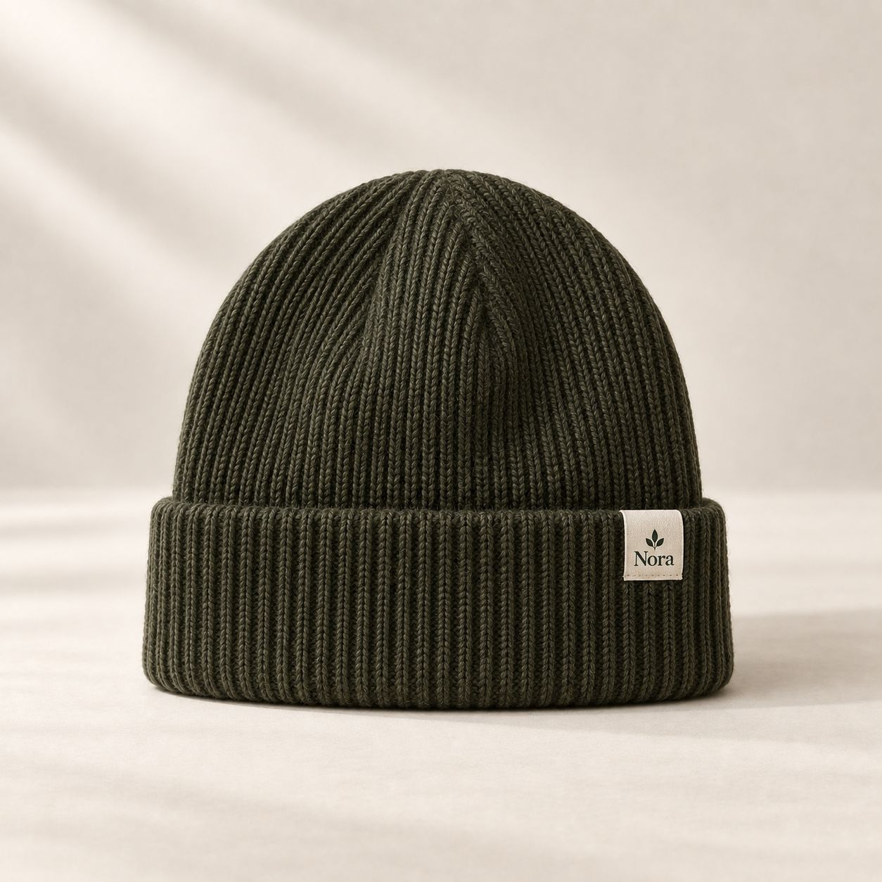 Rib Merino Beanie