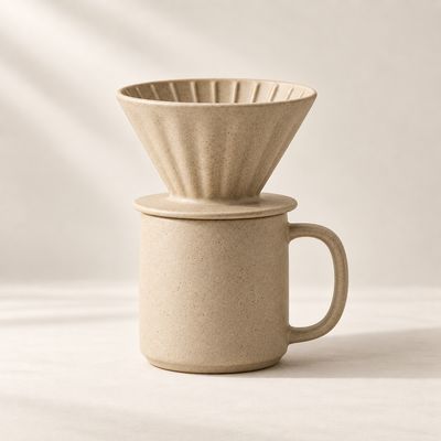 Stoneware Pour-Over Set