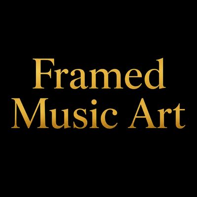 Framed Music Art