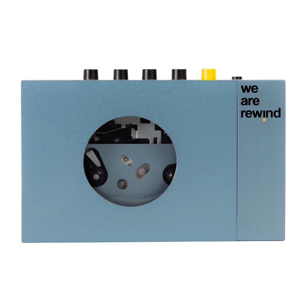 We Are Rewind Portable Cassette Player &amp; Recorder - Kurt, Blue