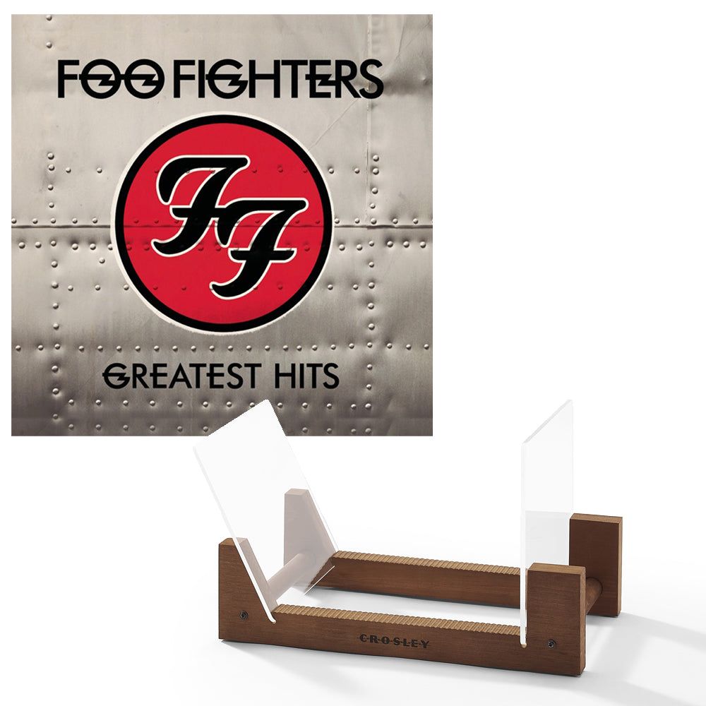Foo Fighters Greatest Hits Vinyl Album &amp; Crosley Record Storage Display Stand