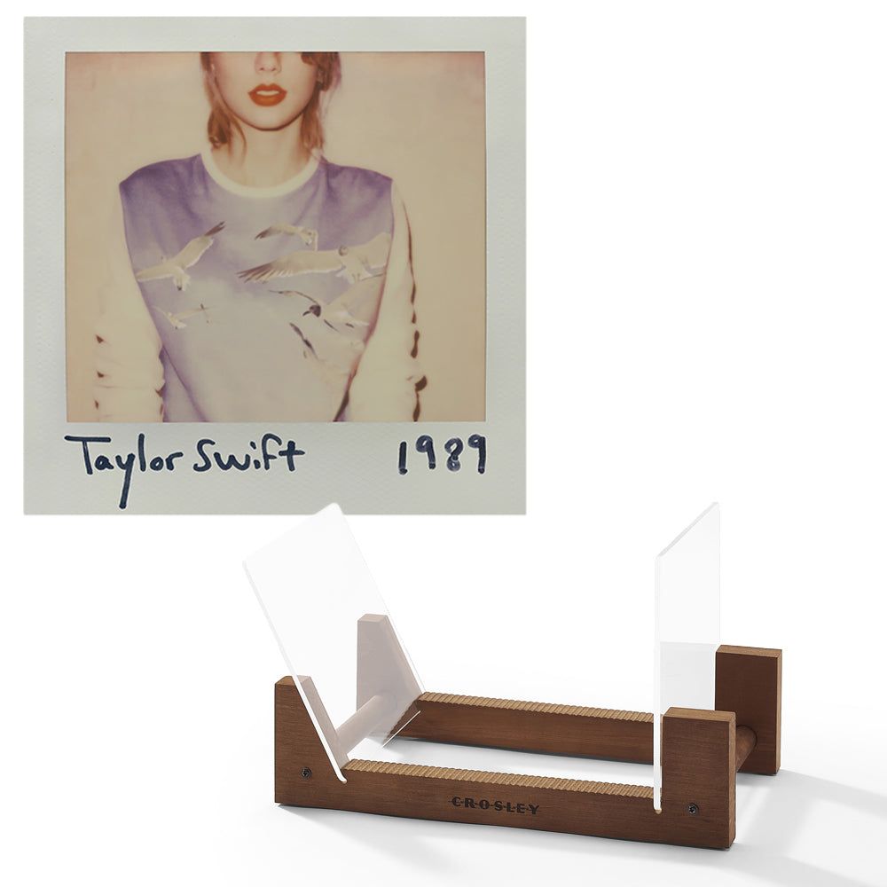 Taylor Swift 1989 - Double Vinyl Album &amp; Crosley Record Storage Display Stand