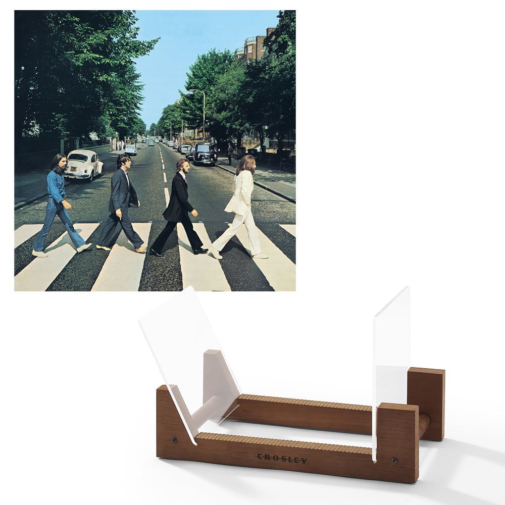 The Beatles Abbey Road - Vinyl Album &amp; Crosley Record Storage Display Stand