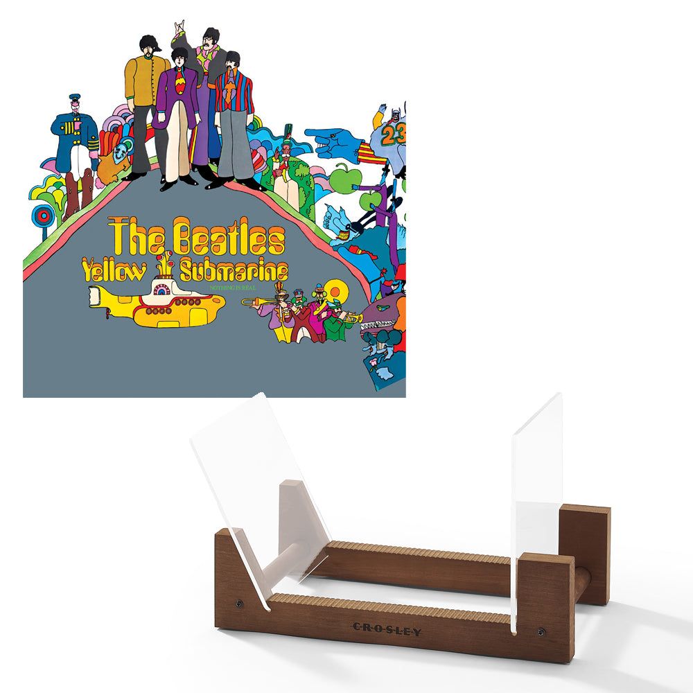 The Beatles - Yellow Submarine - Vinyl Album &amp; Crosley Record Storage Display Stand