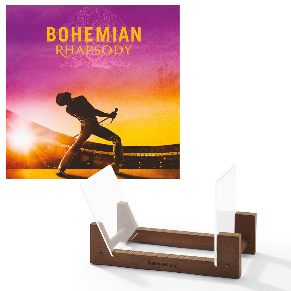 Queen - Bohemian Rhapsody - Double Vinyl Album &amp; Crosley Record Storage Display Stand