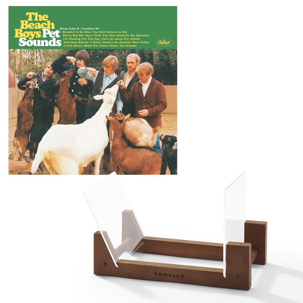 The Beach Boys Pet Sounds - Vinyl Album &amp; Crosley Record Storage Display Stand