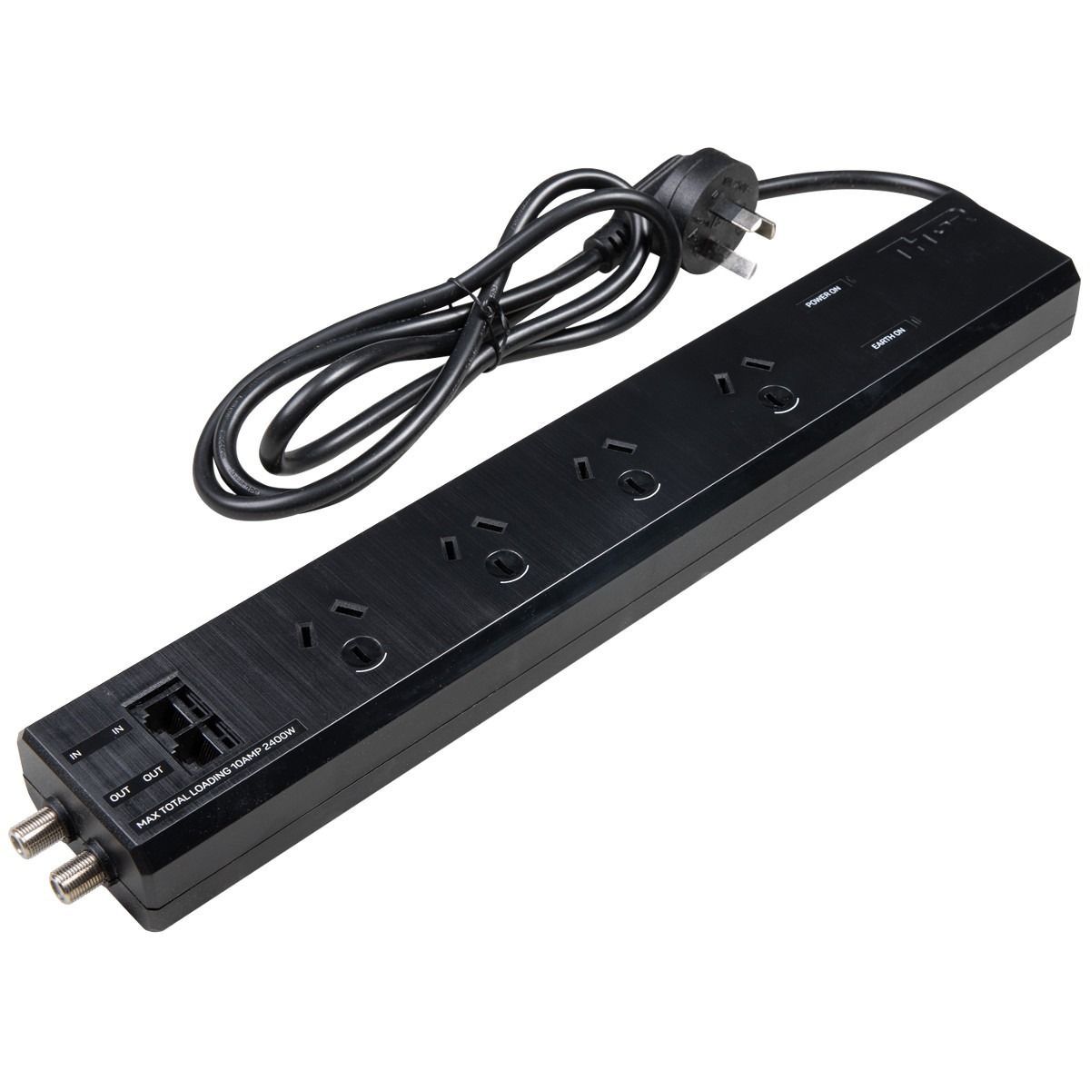 Thor E1/45A Smart Protect 4 Way Power Board with Surge Protection