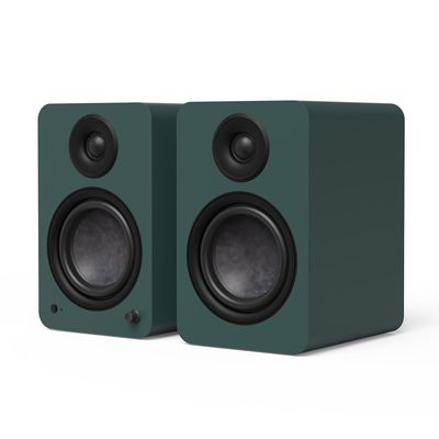 Kanto YU6 (2nd Gen) 200 W Powered Bookshelf Speaker with Bluetooth® 5.3, Built-in Phono Preamp, USB-C and Optical Inputs - Matte Green