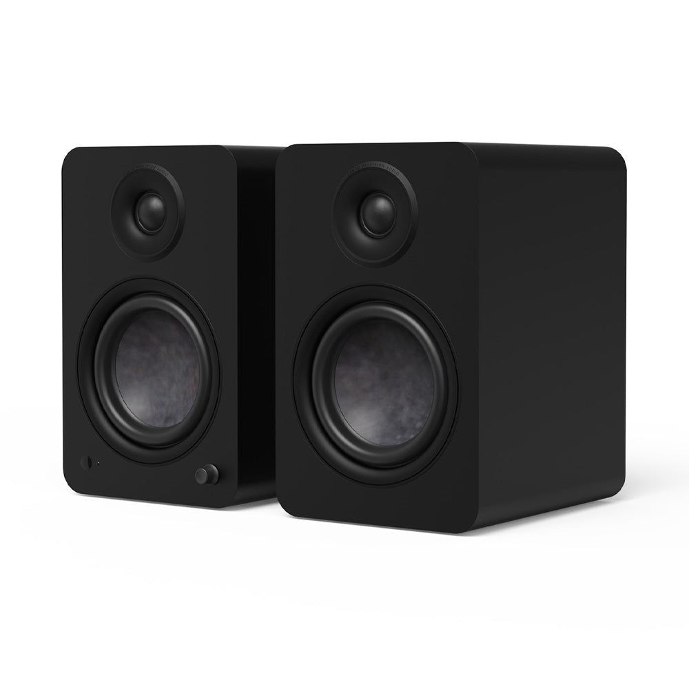 Kanto YU6 (2nd Gen) 200 W Powered Bookshelf Speaker with Bluetooth® 5.3, Built-in Phono Preamp, USB-C and Optical Inputs - Matte Black