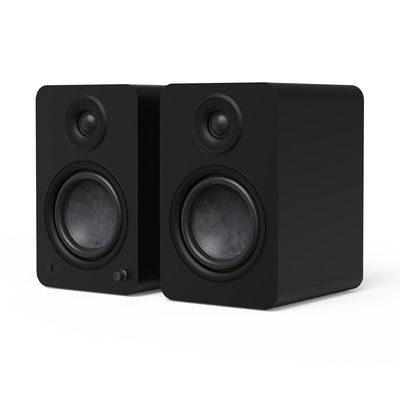 Kanto YU6 (2nd Gen) 200 W Powered Bookshelf Speaker with Bluetooth® 5.3, Built-in Phono Preamp, USB-C and Optical Inputs - Matte Black