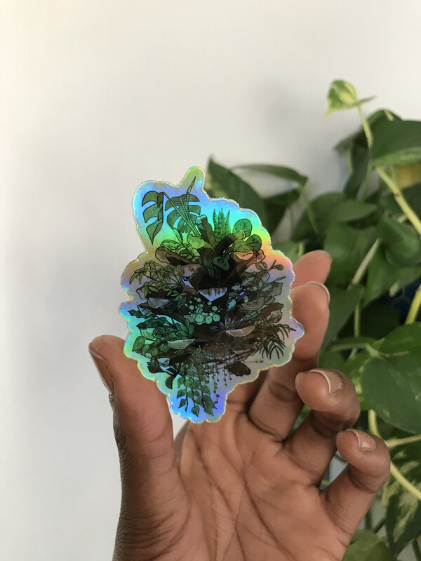 Magic Pinecone Planter sticker