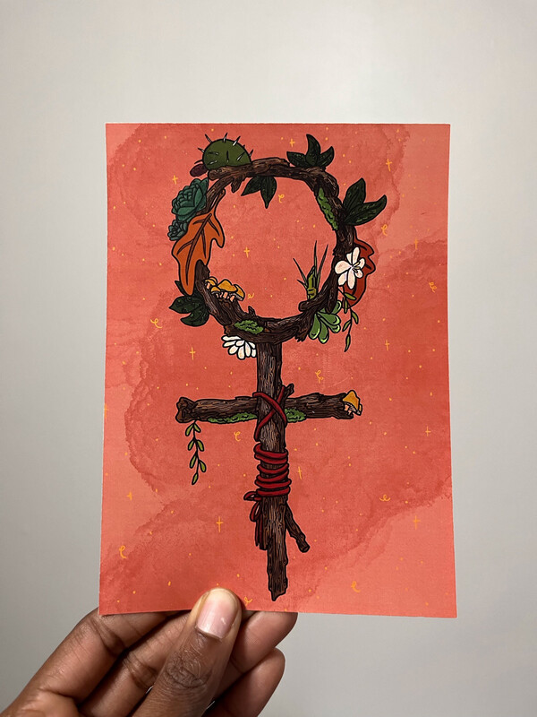 Mother Nature Mini-Print/Postcard