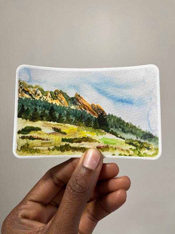 The Flatirons Sticker